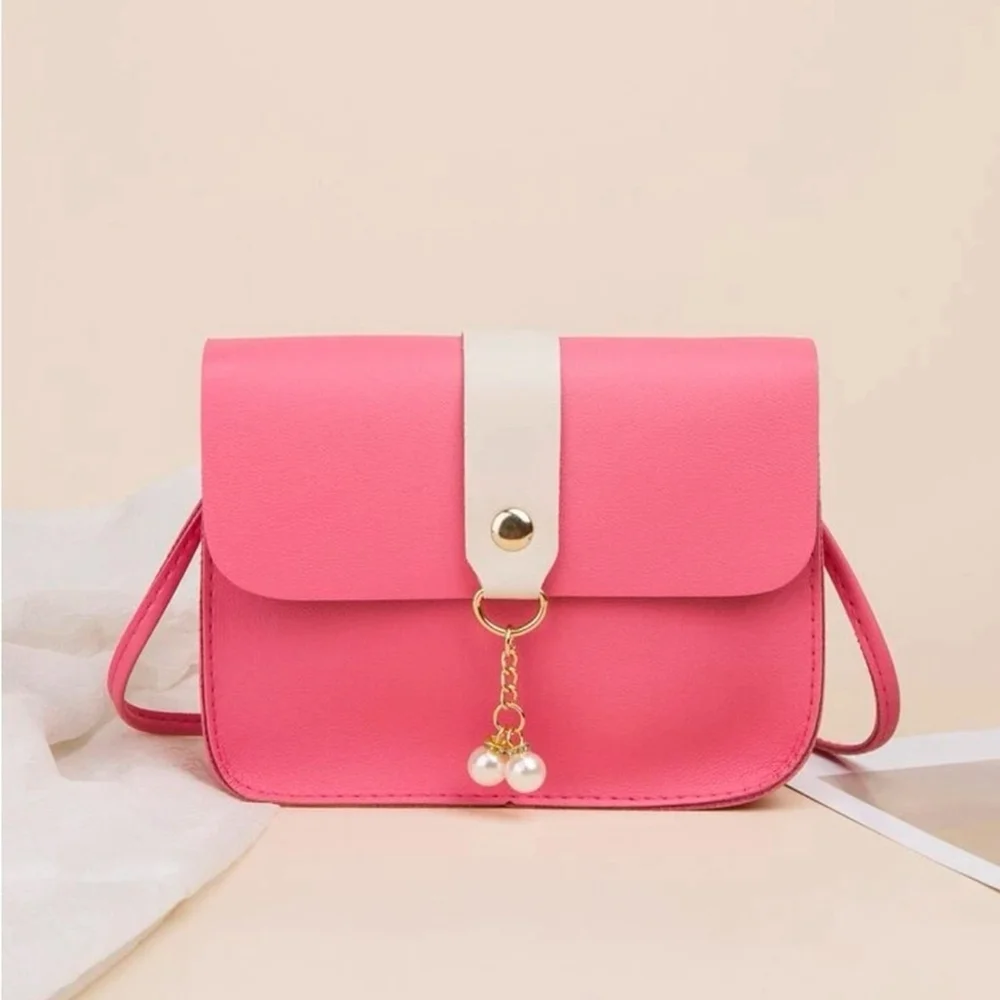 ⚠️Clearance Pink Mini Color Block Crossbody Bag - Picture 1 of 5
